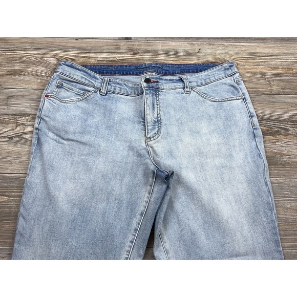 Peace Love World Womens 16~38x32 Flare Leg Denim Blue jeans Boho Hippie Festival - Picture 2 of 14